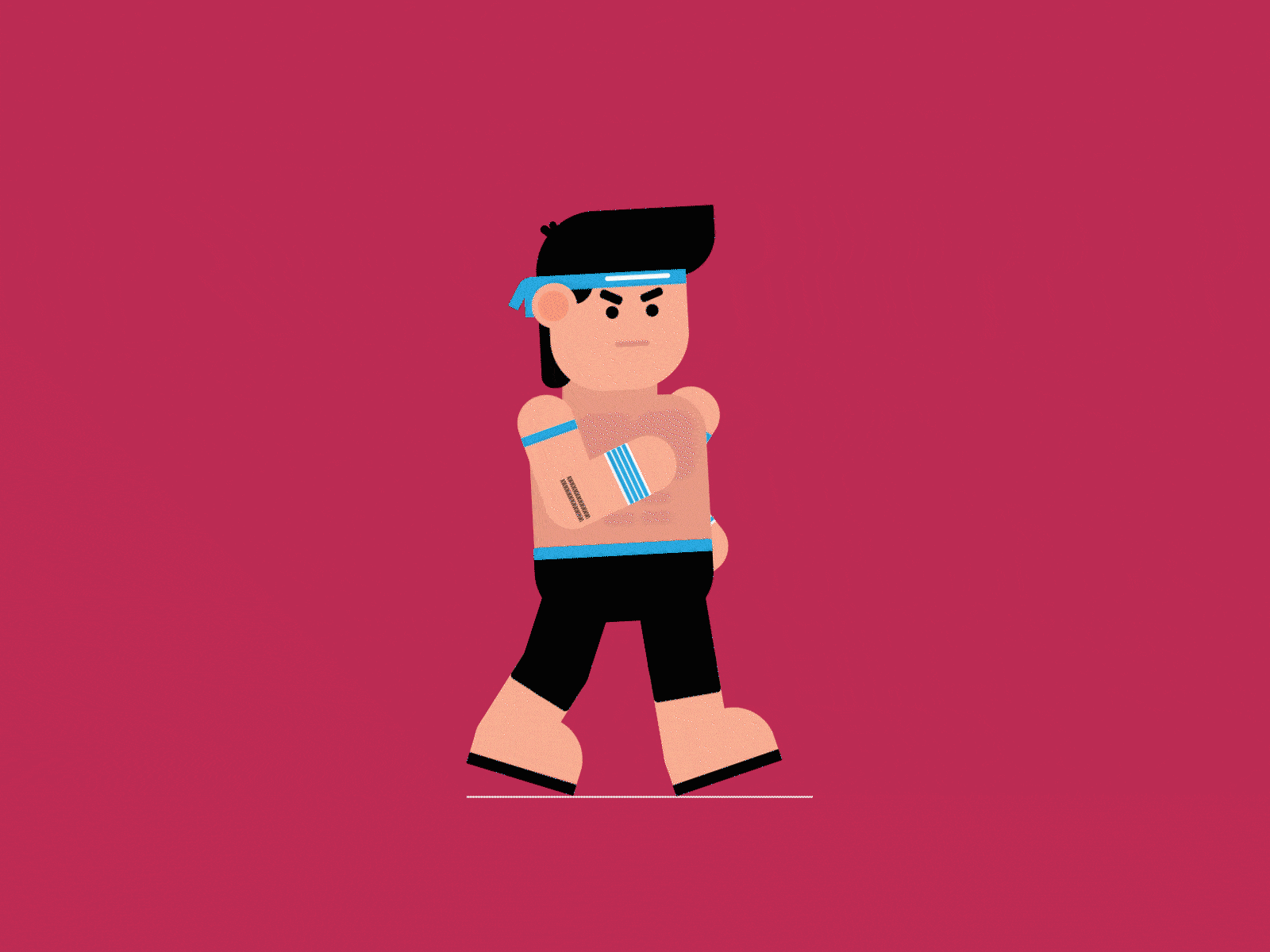 Game Character Running 2d animation game rigging walking
