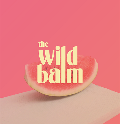 The Wild Balm - lip Balm #3 art artwork brand identity branding design digital art digital illustration illustration lip balm logo logo designer logos mockups photography ui unsplash vector watermelon