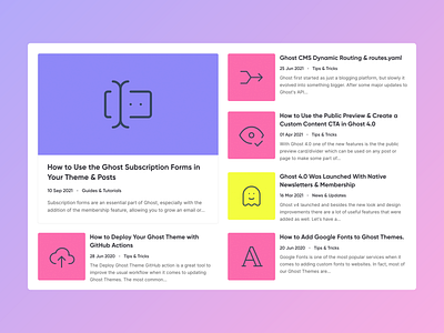 section redesign blog bold branding colors design flat ghost grid icon layout minimal modern ui ux web webdesign website
