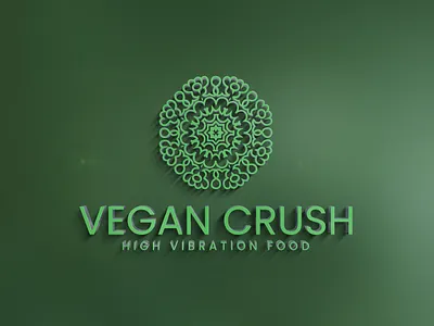 Vegan Crush Logo Design artwork branding creative creative logo design creativespiritit design graphic design illustration logo logo design vector vegan logo design vegetable logo design