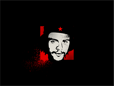 Comandante design free freedom graphic design human icon illustration liberty logo power revolution simple star vector