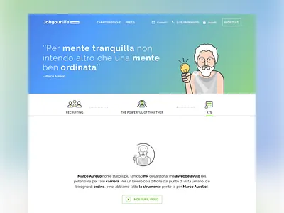 Jobyourlife / ATS branding caracter design icon icons illustration logo minimal sketch sketchapp typography ui vector