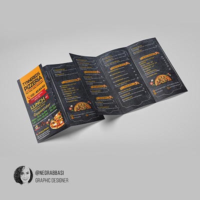 Restaurant Menu Design branding graphic design illustration menudesign mockup photoshop restaurant