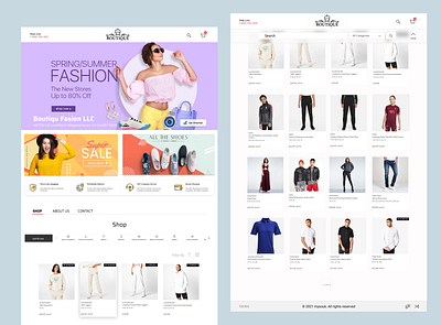 Shop Page templet for Whatsapp Multi Shop Builder e commerce qr qrshop shop ui youfind4