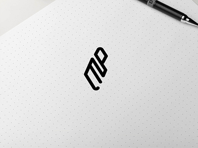 MP MONOGRAM CONCEPT LOGO app branding design icon illustration logo typography vector