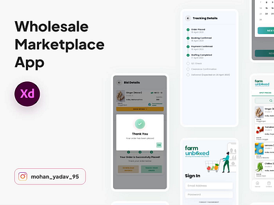 Groceries Wholesale App Design animation app app concept app design appdesign design dribble farmunboxed groceries. ui ux wholesale