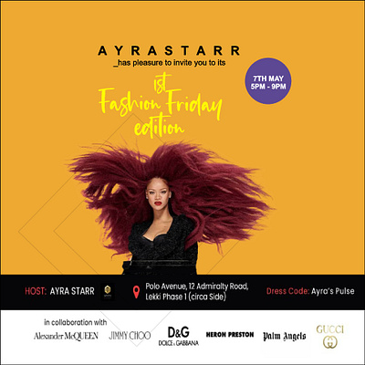 Fashion flyer from Toyo design 3d branding graphic design logo motion graphics ui