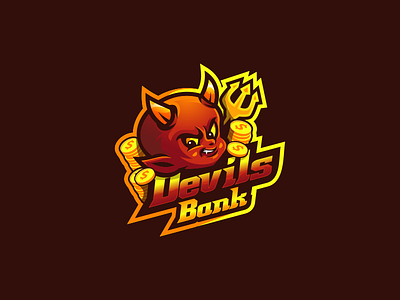 devils 3d animation brand branding design devils emblem forsale graphic design illustration logo motion graphics sport ui vector