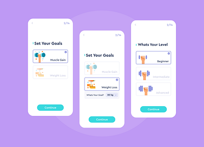 Workout App UI Starter Scene Design app ui app ui design design flat apop ui design flat ui design graphic design illustration sample sample app ui ui ui design ux workout workout app design