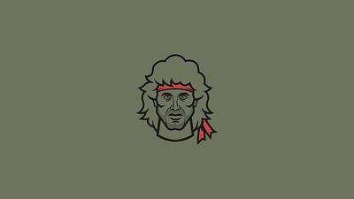 John Rambo adobe design graphic design illustration illustrator movie teeshirt vector vector art