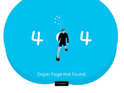 404 page, Deep Ocean 008 404 404 error 404error 404error page deep ocean deepblue design diving error error 404 error page errorpage flatdesign graphic design illustration ocean scuba diving ui vector