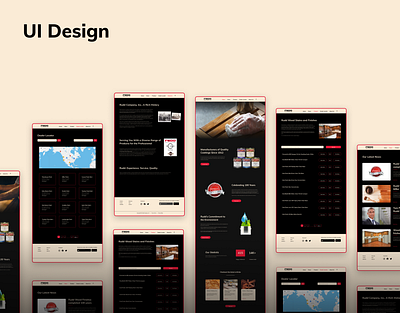 Rudd UI Design branding companywebsitedesign design graphic design illustration redesign ui uidesign uiredesign uiux ux webpagedesign website websitedesign