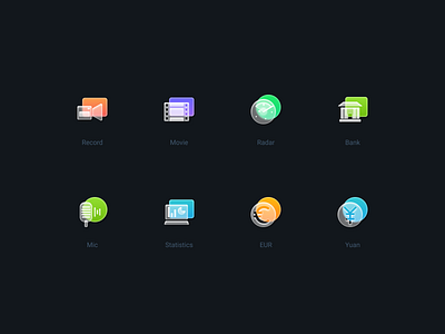 Frosted Icons Set - Updated! 3d 3deffect figma figmacommunity free freebie icons ui uidesign vector