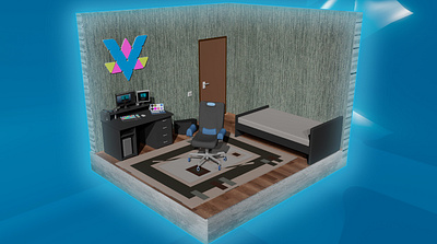 my room 3d 3dmodel animation autodeskmaya design graphic design illustration motion graphics