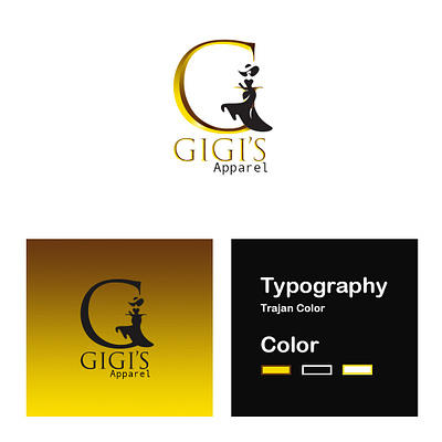 Gigi's Apparel Logo branding design graphic design logo typography