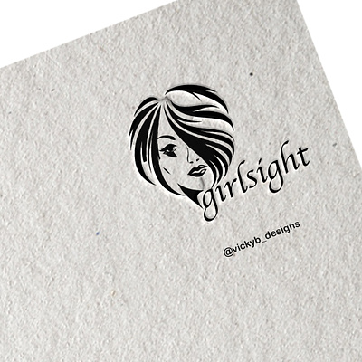Girl Sight Logo branding design graphic design illustration logo typography
