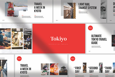 Tokiyo - Minimal Presentation clean colorful company corporate design google slides keynote modern multipurpose multipurpose template photography pitch deck portfolio presentation studio template unique web design web development website