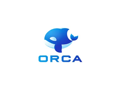 Orca animal branding colorfull design fish icon illustration kids logo mascot modern ocean orca pet sea swim team toy vector whale