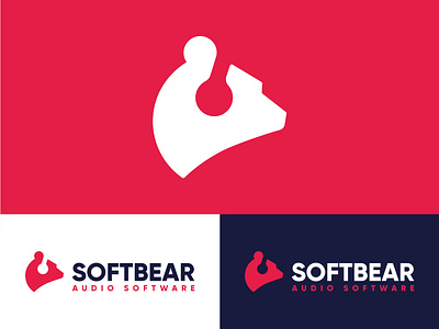 Softbear Logo Design audio logo bear logo brand branding brandingagency california design designagency graphic design headphones logo logo logo concept logodesign logotype music logo romeu pinho software logo thunder district usa