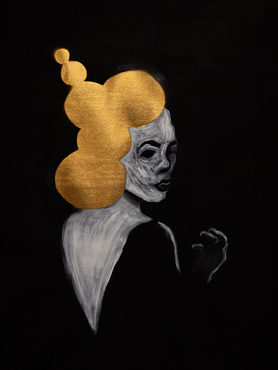 Shoot for the stars acrylic acrylics blackpaint canvas design illustration painting spraypaint