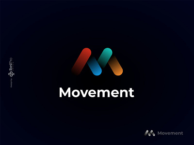 Movement branding colorfull gradient graphic design icon logo logotype movement