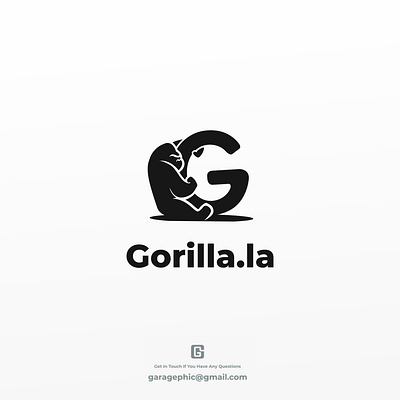 gorilla brand branding design illustration logo logodesign logodesigns ui ux vector