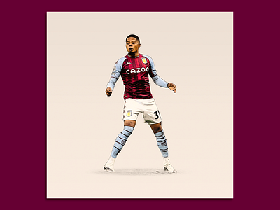 Poster Design [ Leon Bailey ] avfc graphic design poster poster design sportsdesign