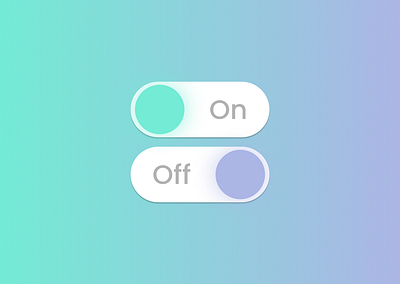 On/Off Switch | Daily UI #015 015 dailyui dailyui015 design gradient onoff switch