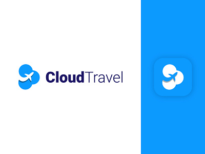 cloud travel app logo brand brand identity branding business company logo design icon jet logo logo design logo designer logos modern logo tour travel travel agency travel logo travelling travelling app visual identity