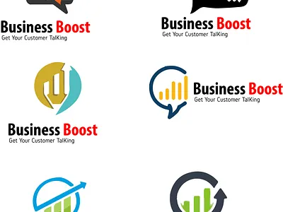 Business Boost logo 3d animation branding design graphic design illustration logo motion graphics ui vector