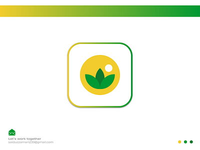 Organica App Icon brand identity branding design flat logo logo design logodesign logomark logos logotype minimal minimalist modern nature organic plant simple sun tree unique