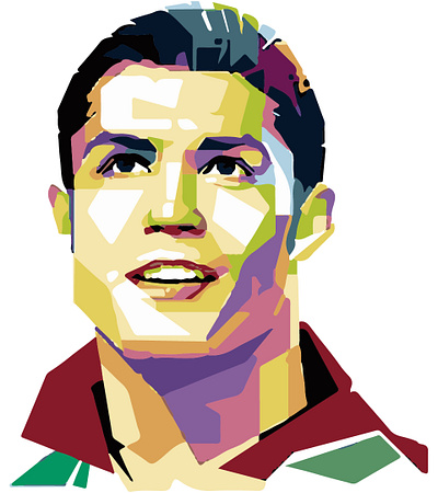 Cristiano Ronaldo adobe branding cr7 cristiano ronaldo cristianoronaldo design graphic design illustration juventus logo manchester united portrait portugal ronaldo vector