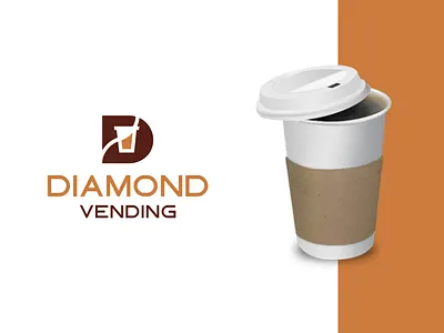 Diamond Vending brand identity branding classic logo coffee coffee bean coffee logo coffee vending logo creative logo design logo logo design logodesign modern logo unique logo vending machine vending machine logo