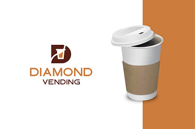 Diamond Vending brand identity branding classic logo coffee coffee bean coffee logo coffee vending logo creative logo design logo logo design logodesign modern logo unique logo vending machine vending machine logo
