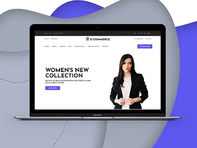 E-Commerce - Website Design clothing design ecommerce fashion landing page design online shop web design web page design wordpress