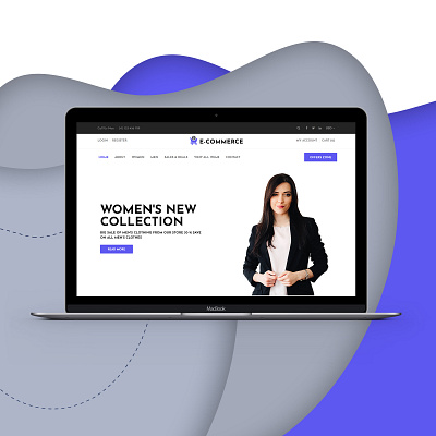 E-Commerce - Website Design clothing design ecommerce fashion landing page design online shop web design web page design wordpress