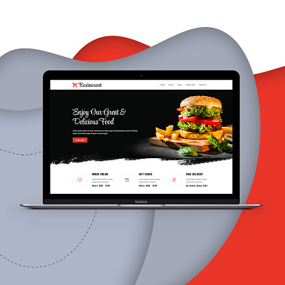 Food & Restaurant - Website Design burger design fast food food hot dog landing page design pizza restaurant theme web design web page design wordpress