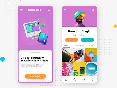 Daily UI - 006 (User Profile) 3d animation branding dailyui design graphic design illustration logo ui uiux user profile