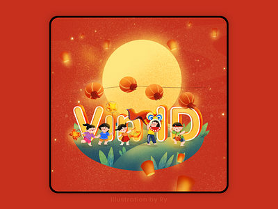 Mid-Autumn Festival app art artist artwork autumn branding festival illustration illustrator illustrator art mid autumn rynguyen sa va na splash screen ui vinid work