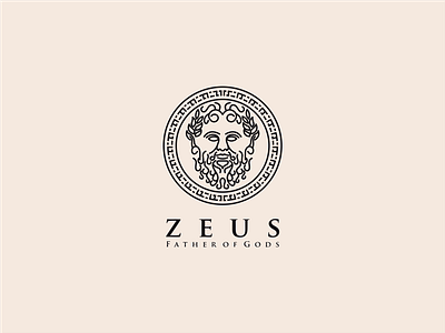 Zeus Father of Gods Logo art branding design esport father fatherofgods graphic design illustration illustrator lineart logo neatlineart ui vector zeus zeus father of gods logo zues