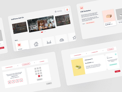 Redesign IndiHome Add-On aplication redesign television ui
