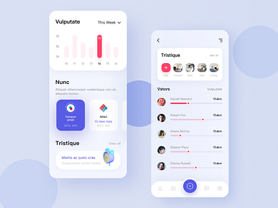 Data Analysis UI app design ui ux