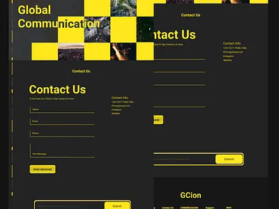Global Communication 2021 adobe xd art dark website design design figma figma website graphic design illustration ui ui design ux ux design webdesign webpage webpage ui website webui