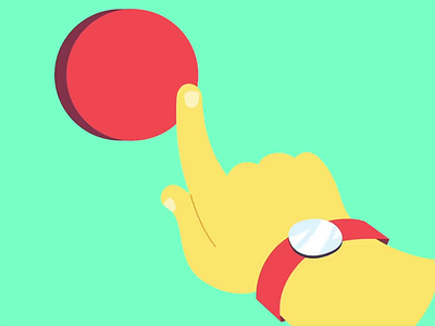 Press 2d 2d animation animation bottom door bell gif graphic design loop motion motion design press