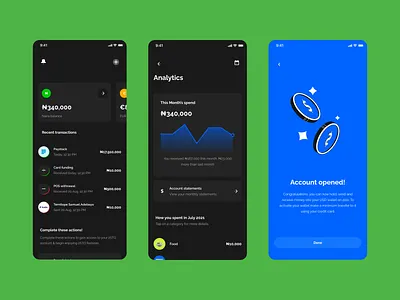 UI snippets from 2sto animation finance fintech mobile design money motion design p2p uidesign uxdesign virtual cards