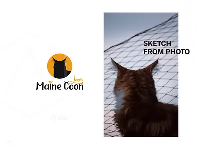 Cat logo cat silhouette logo design vector logo with cat