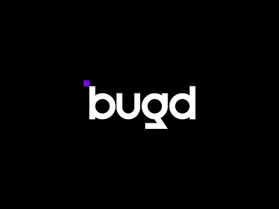 'bugd' Brand Design animate animation brand design branding bugd clean logo design gaming gaming logo gaming software gaming software brand logo animation logo design madebyswish modern white logo