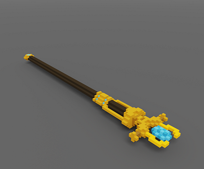 Bluesion The Light Of Hope 3d design game pixel pixelart rpg staff