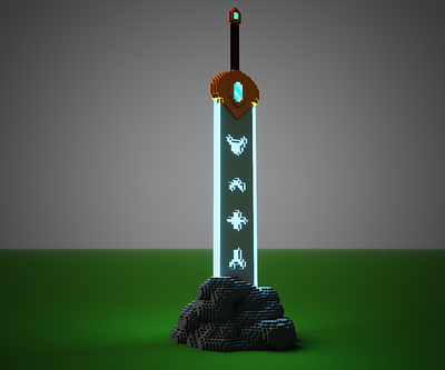 Light Of Fallen Angels 3d design game pixel pixelart rpg sword