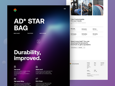 AD* Star Bag - Web Design & Development africa agency black dark mode design digital marketing agency egypt manufacturing marketing minimalist responsive ui ux web web design web development webdesign webflow website agency white space